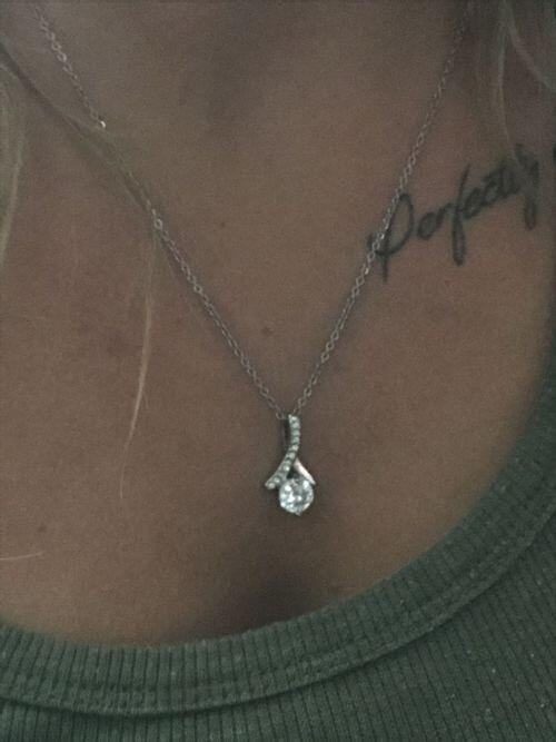 Customer photo review of Apology Gift For Her - I Take Full Responsibility - Alluring Beauty Necklace