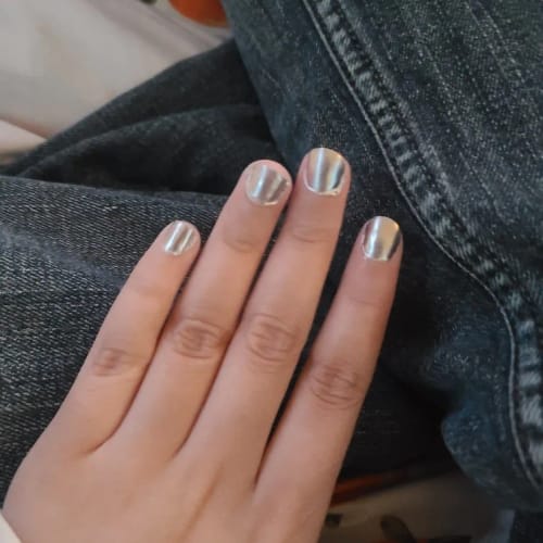 Customer photo review of Metallic Gel Nail Polish Set - UK Store