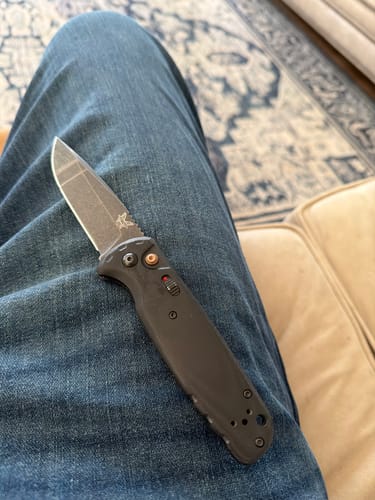 Customer photo review of 4300BK-02 CLA Utility Button Lock Folding Knife