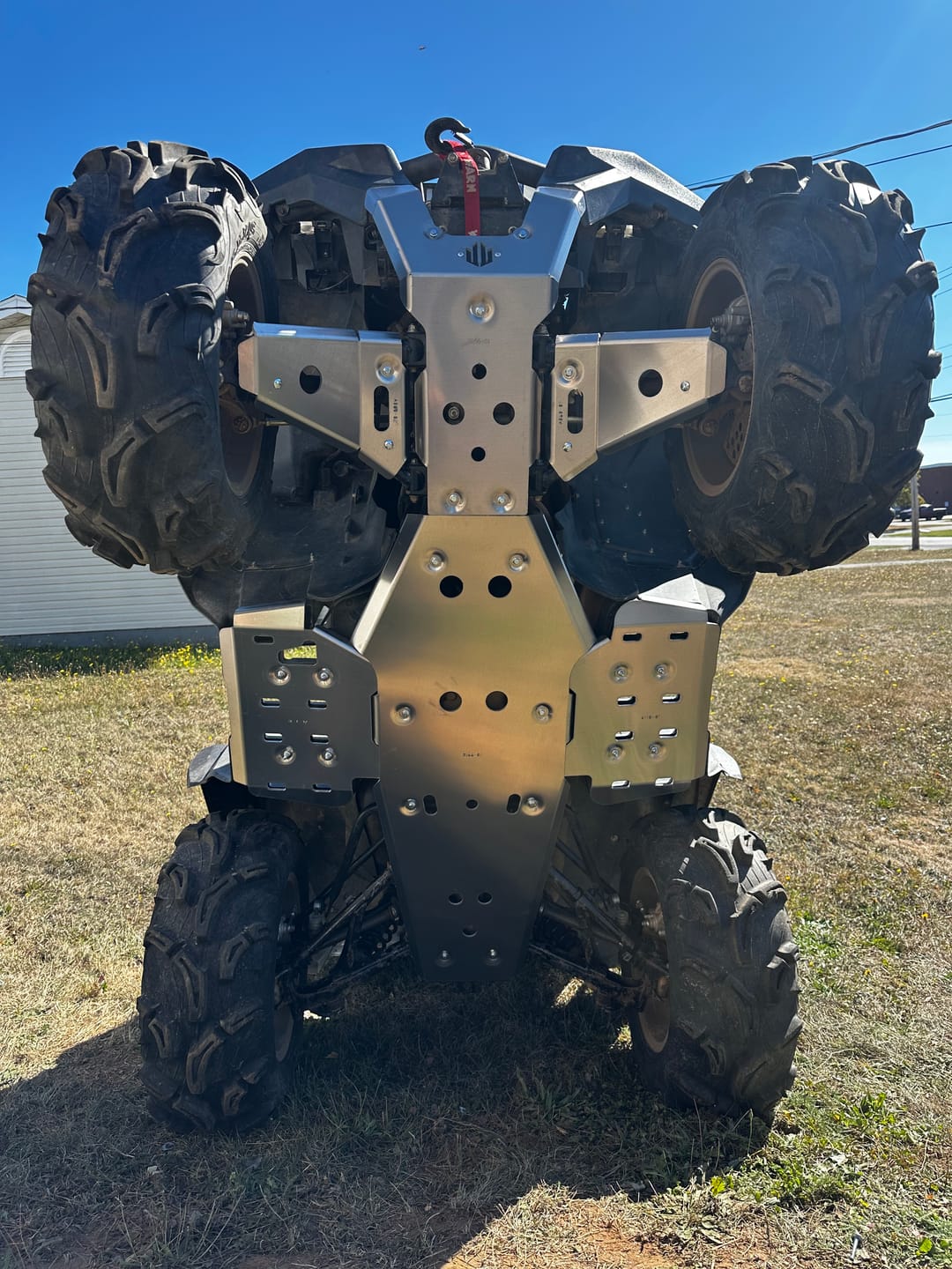 Customer photo review of Full Skid Plate Kit — Yamaha Grizzly 550/700 (2007+)