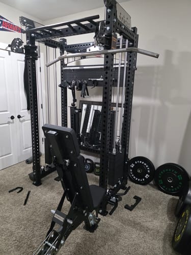 Customer photo review of ANUBIS™-2.0 Elite Half Rack Functional Trainer With Dual Weight Stacks
