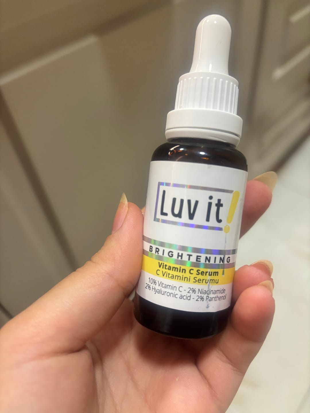 Customer photo review of C Vitamini Serumu