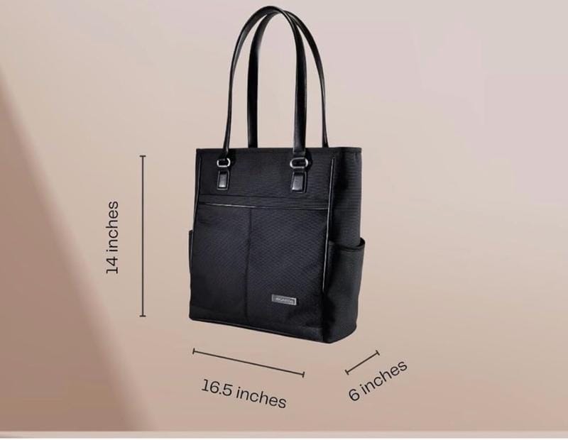 Customer photo review of Flight Essentials Softside Layover Tote, Black - 19L