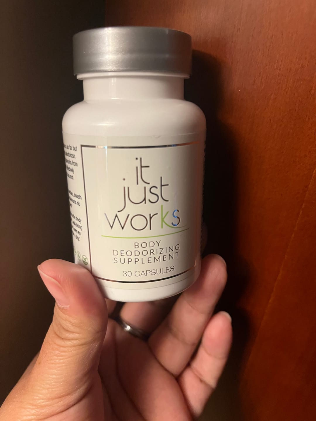 Customer photo review of Body Deodorizing Supplement by It Just Works