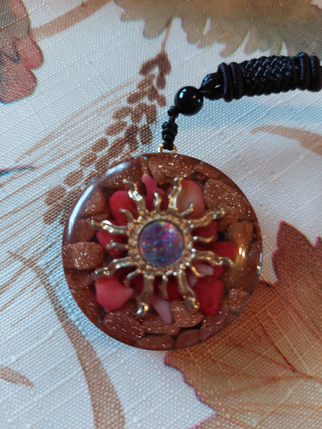 Customer photo review of Jaspis Metatron - Kette
