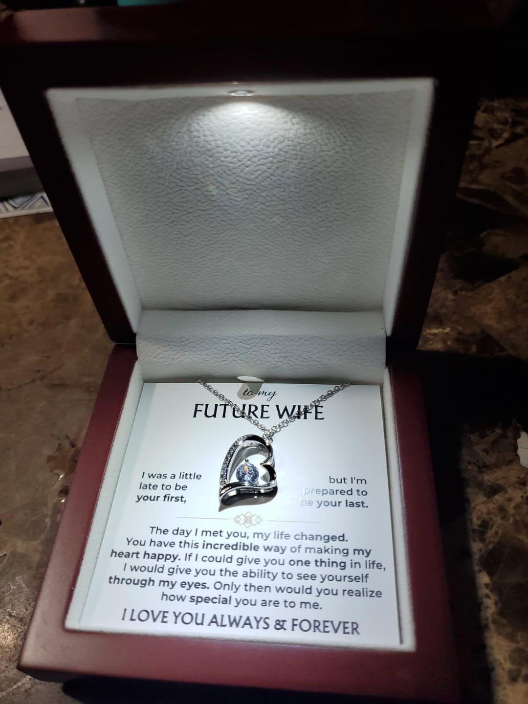 Customer photo review of For the Love of My Life 💞 — The Words I Could Never Say Out Loud