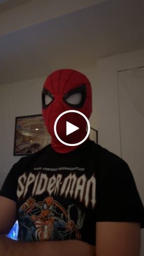 Customer video review of The OG Spidey Gear™ - Winking Mask