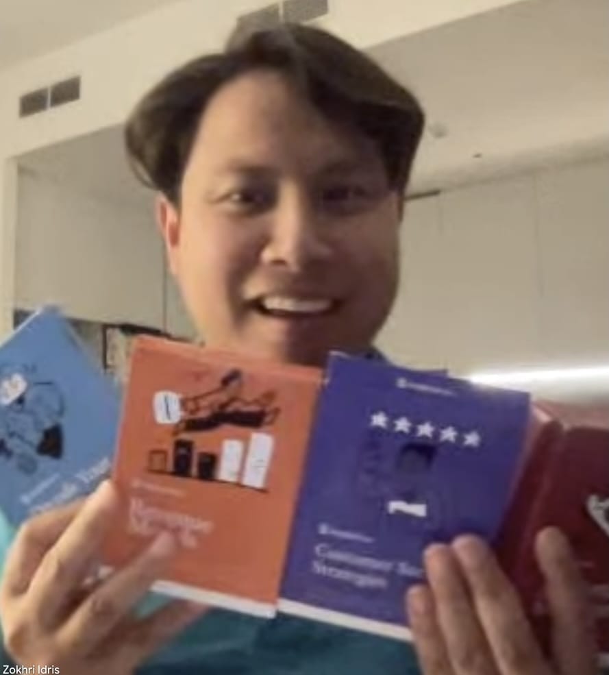 Customer photo review of Marketing Strategies Card Deck