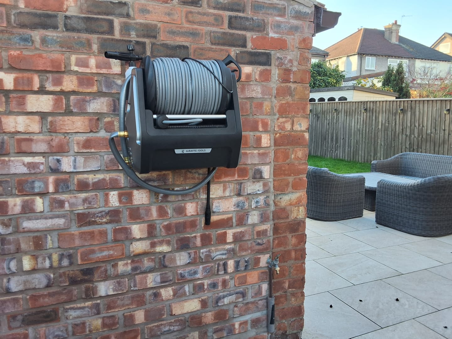 Customer photo review of Grandfalls Retractable Pressure Washer Plus