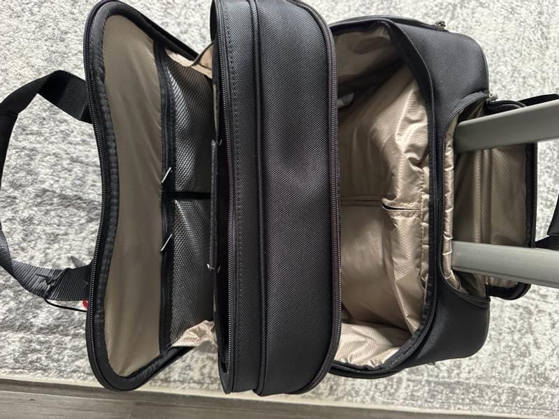 Customer photo review of Flight Essentials Softside Wheel-A-Board Bag - 30L