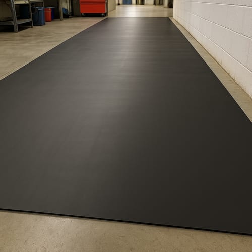 Customer photo review of 6mm Rubber Sheet Matting Durable, Slip-Resistant, Easy to Clean for Commercial & Industrial Use Versatile Flooring Solution - Linear Metre
