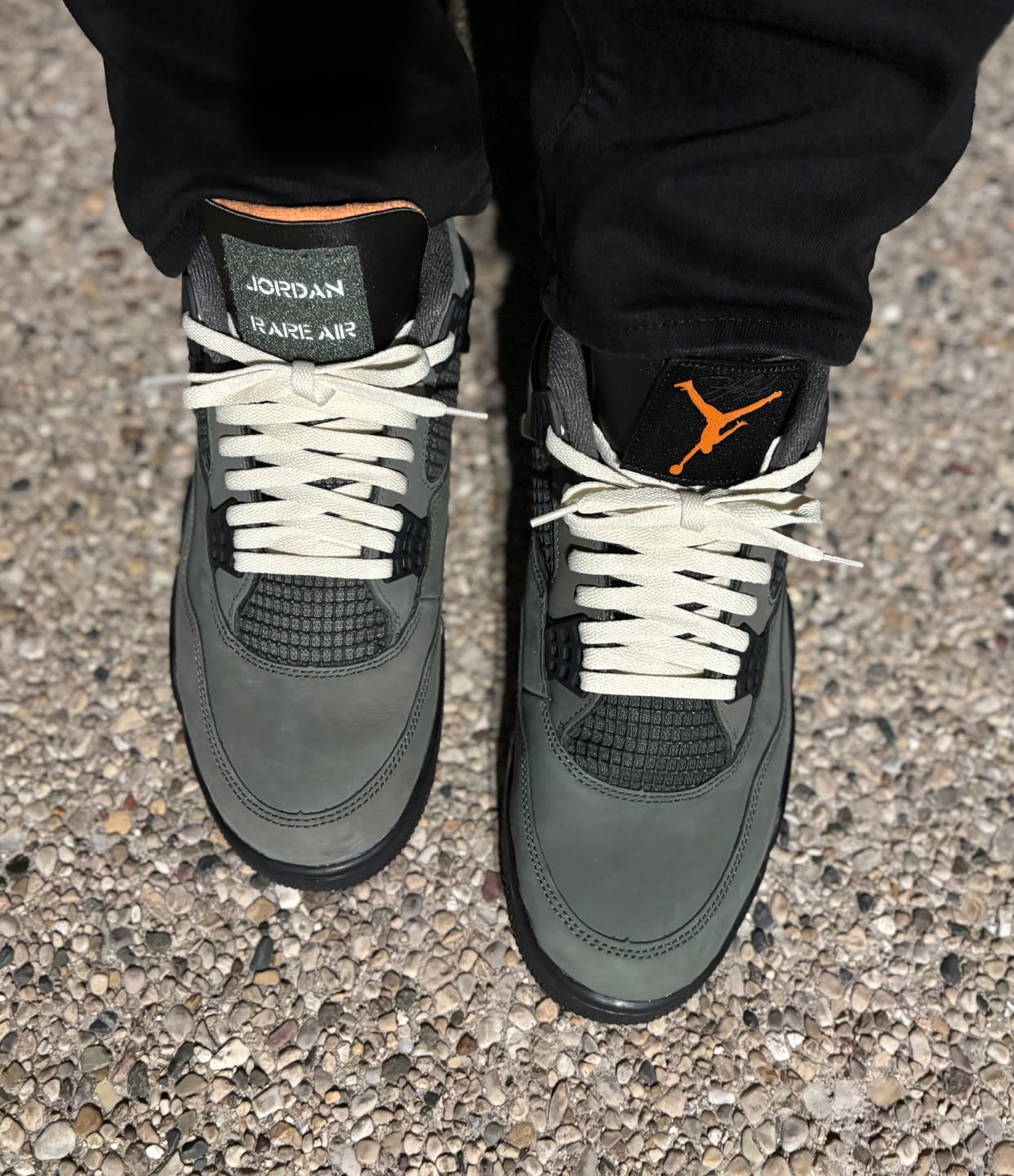 Customer photo review of Jordan Replacement Shoe Laces