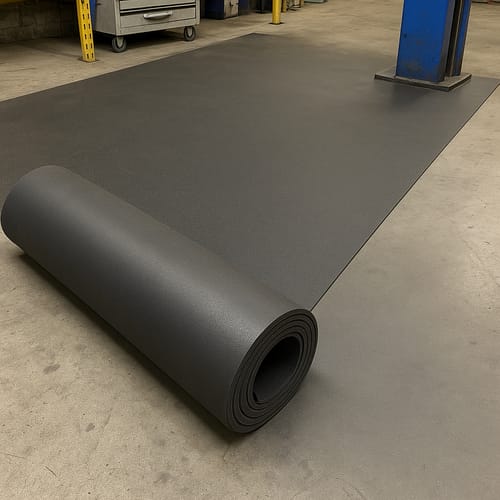 Customer photo review of 6mm Rubber Sheet Matting Durable, Slip-Resistant, Easy to Clean for Commercial & Industrial Use Versatile Flooring Solution - Linear Metre