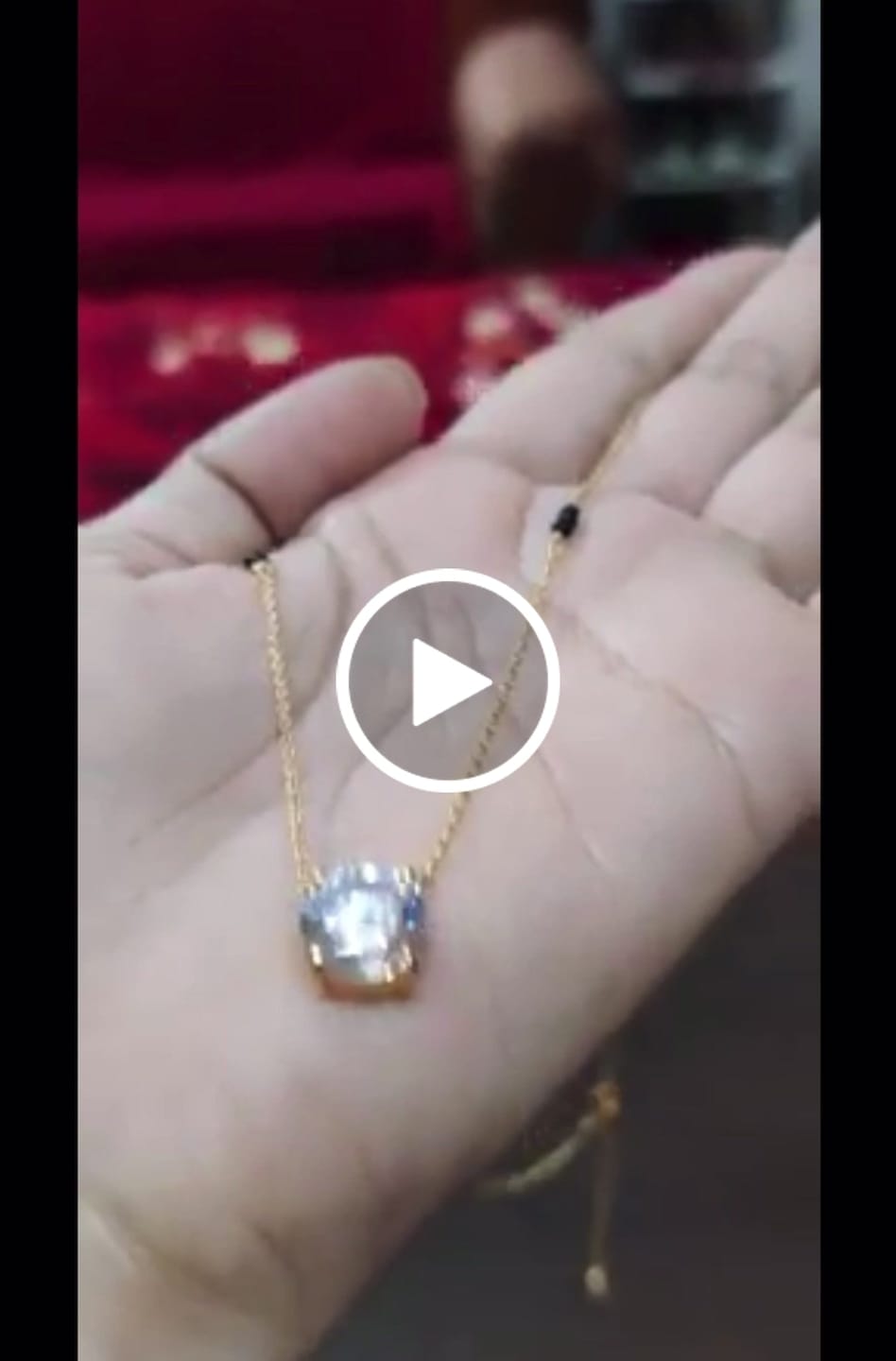 Customer video review of Royal Solitaire Diamond Mangalsutra