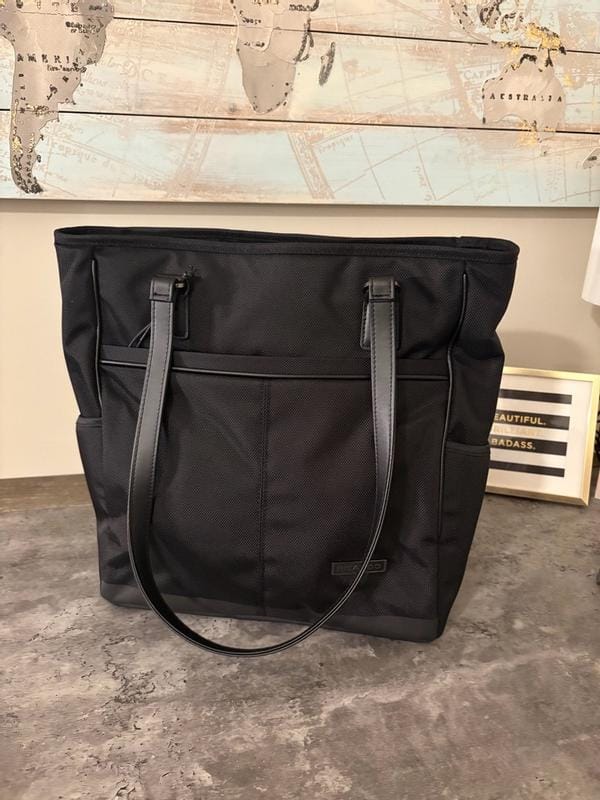 Customer photo review of Flight Essentials Softside Layover Tote, Black - 19L