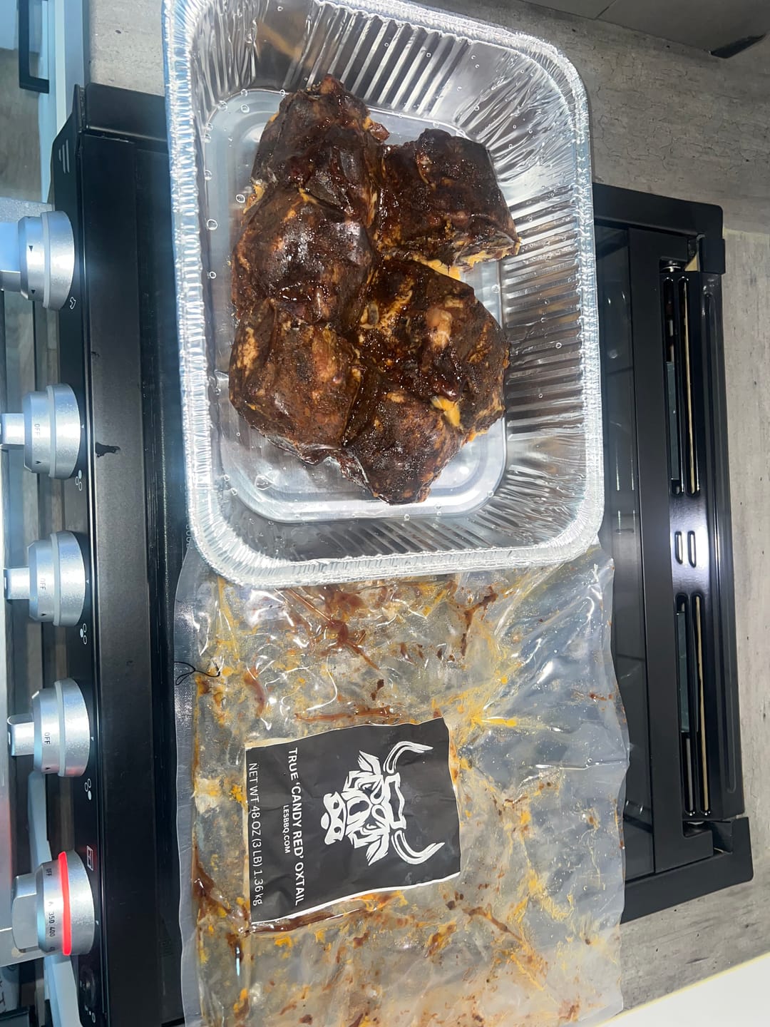 Customer photo review of True 'Candy Red' Oxtail Softballs