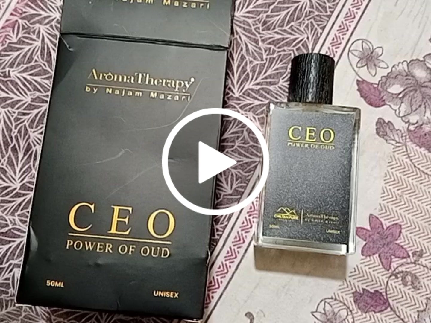 Customer video review of CEO Natural Perfume - Made With Oud - The Irresistible Fragrance (Havoc)