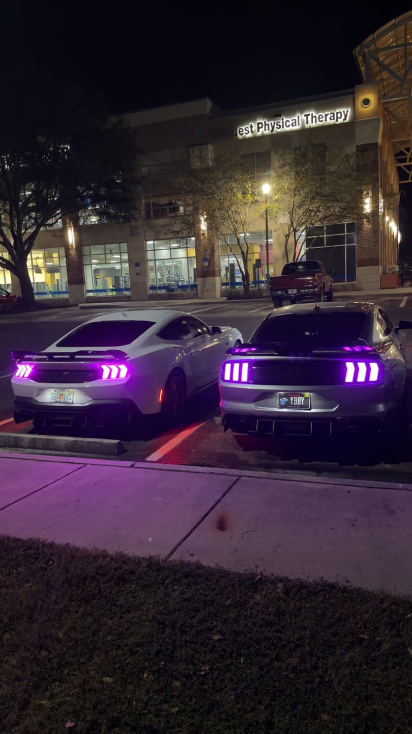 Customer photo review of 2024-2025 Mustang S650 Euro Style RGB Taillights