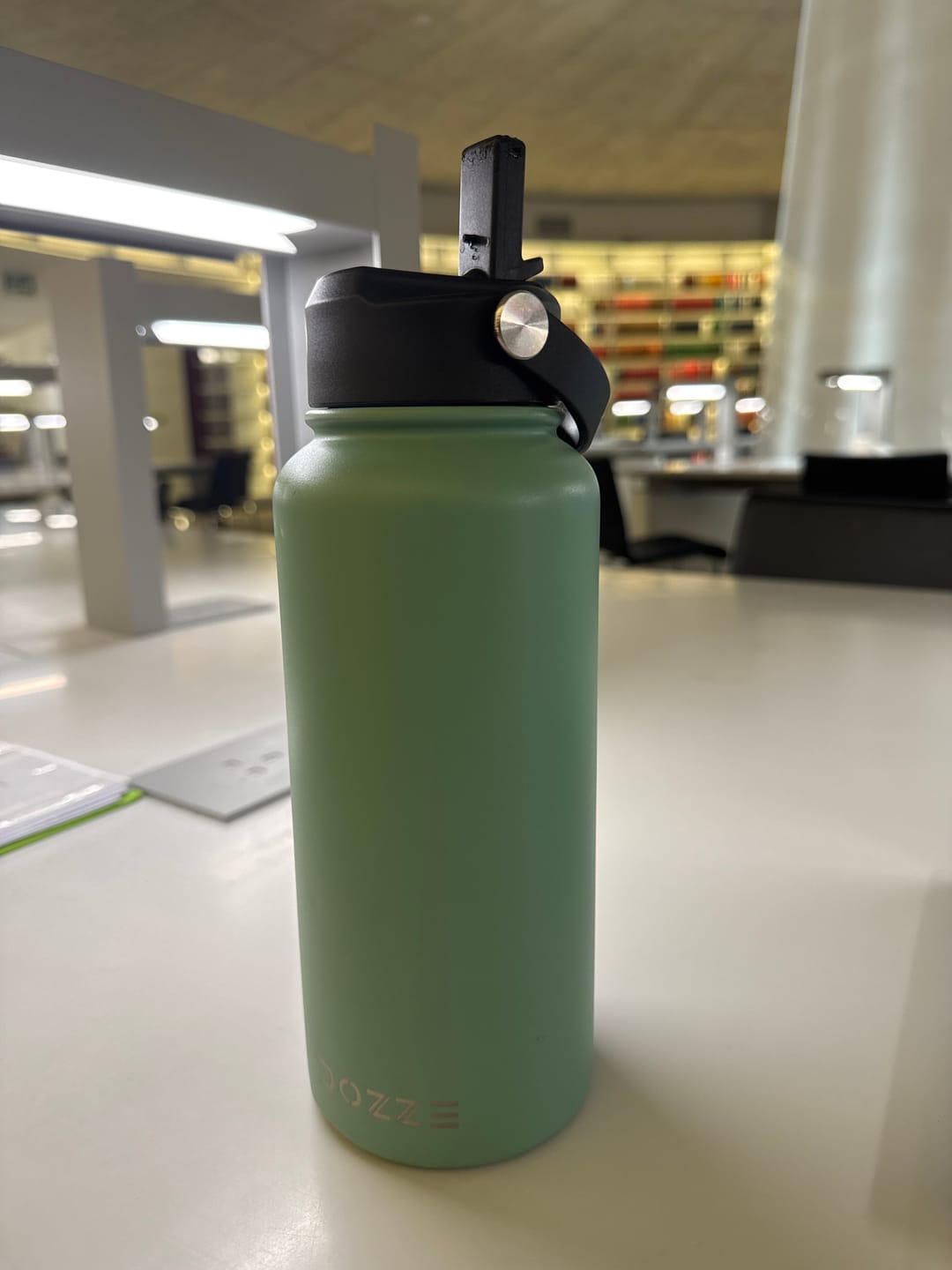 Customer photo review of DOZZE Water Bottle Straw Lid
