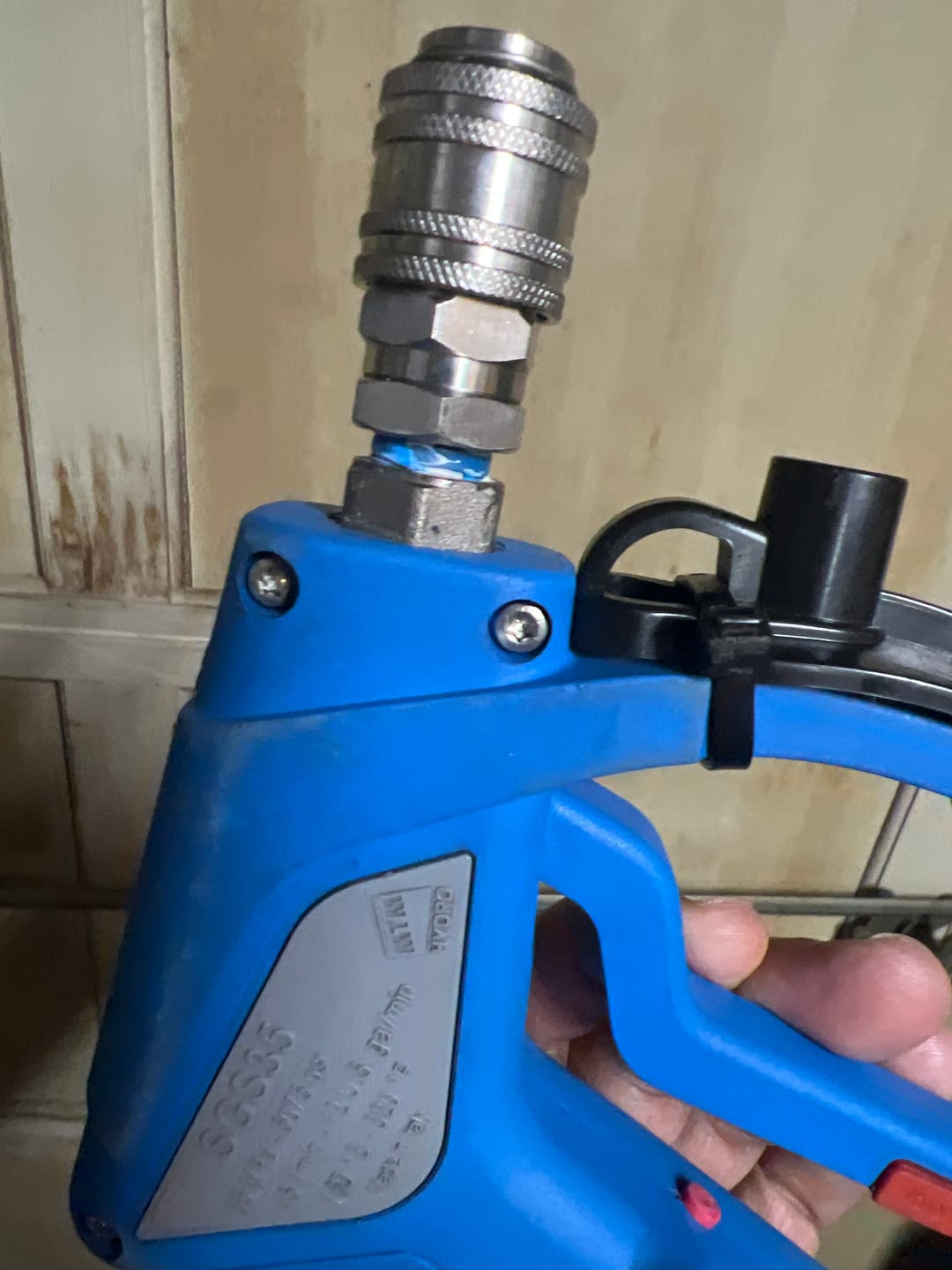 Customer photo review of Automatic M22-14mm Quick Connect Kit