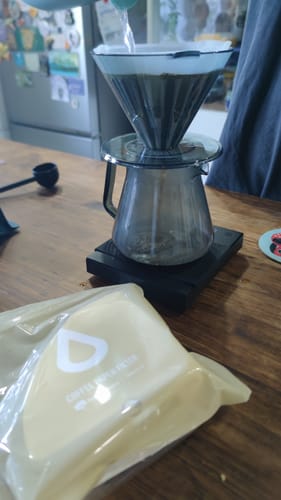 Customer photo review of Filtros de papel Timemore V02 (100 unidades)