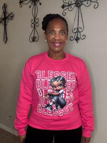 Customer photo review of Blessed Betty Sweatshirt