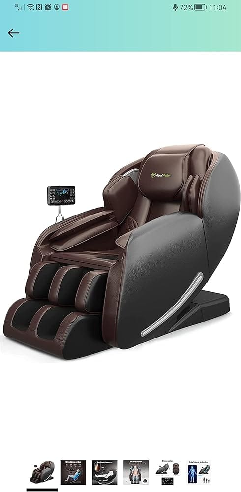 Customer photo review of Favor-06 3D Massage Chair Black