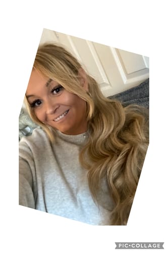 Customer photo review of Stranded Long Wand Wave Clip-in Ponytail - Colour #10/16 Vanilla Bomb