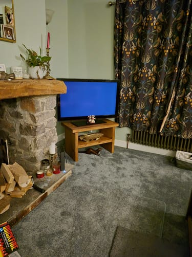 Customer photo review of Bedford Solid Wood Tv Stand | Media Unit