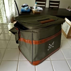 Customer photo review of Custom Embroidered Cooler Bags,Outdoor Picnic Bag