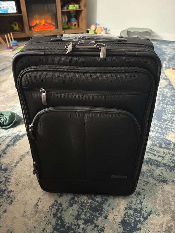 Customer photo review of Flight Essentials Softside Carry-On, Black