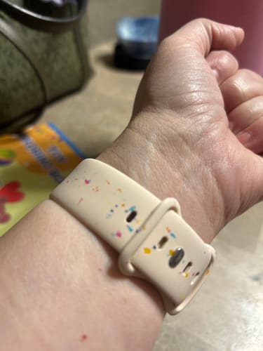Customer photo review of Apple Watch Band -  Pink Terrazzo