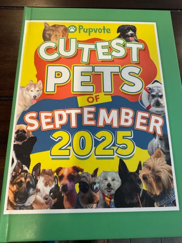 Customer photo review of Meet the Cutest Pets of Pupvote in the 2025 Photobook