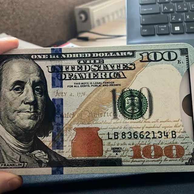 Customer photo review of Slider money envelope 6 bundle laser cut svg file