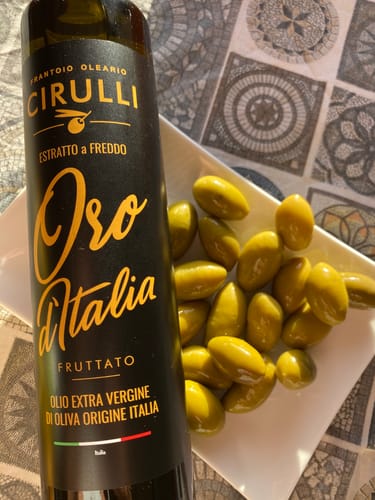 Customer photo review of 1 bottiglia di olio extravergine di oliva • 750ml