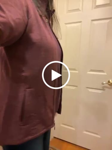 Customer video review of Finley Zip Up Sweatshirt - Grape Harvest Melange