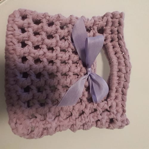 Customer photo review of CROCHET KIT BREEZY NET BAG