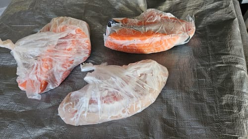 Customer photo review of 1KG Fresh NZ Salmon Portion (Skin on & De-Boned)