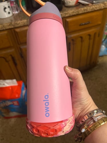Customer photo review of Owala Back Girl 3.25” Shorty Tumbler Boot