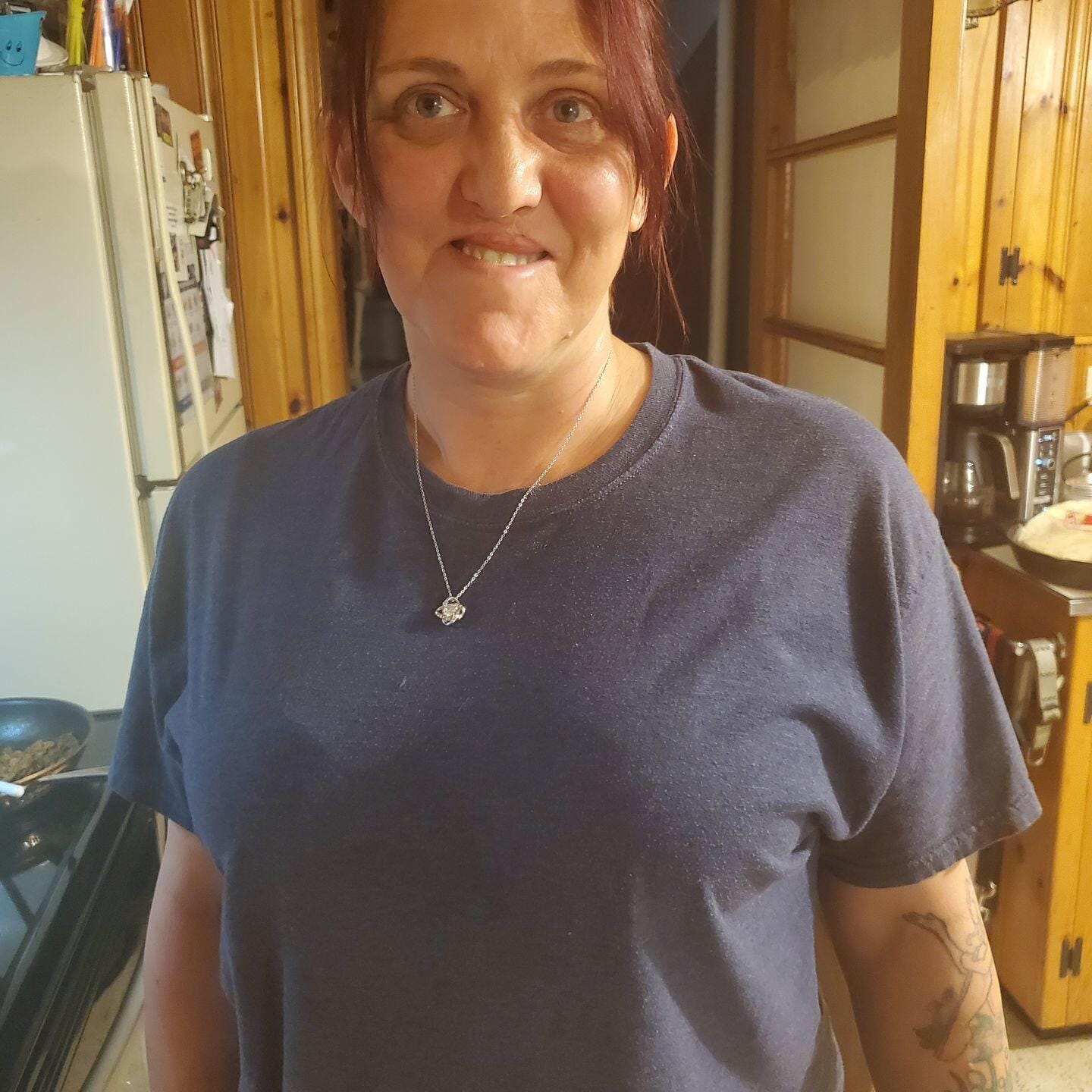 Customer photo review of Wife - I Love You - Love Knot Necklace