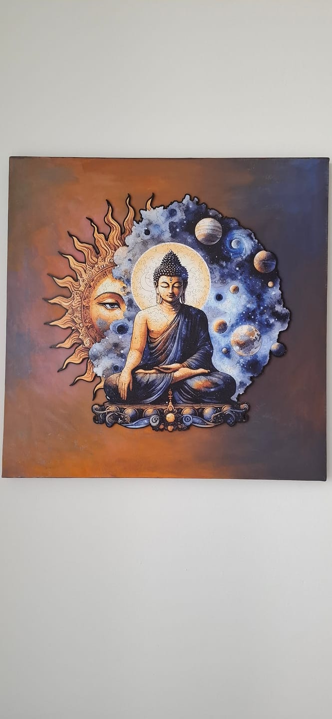 Customer photo review of Evrensel Işık Buda- Ahşap Puzzle
