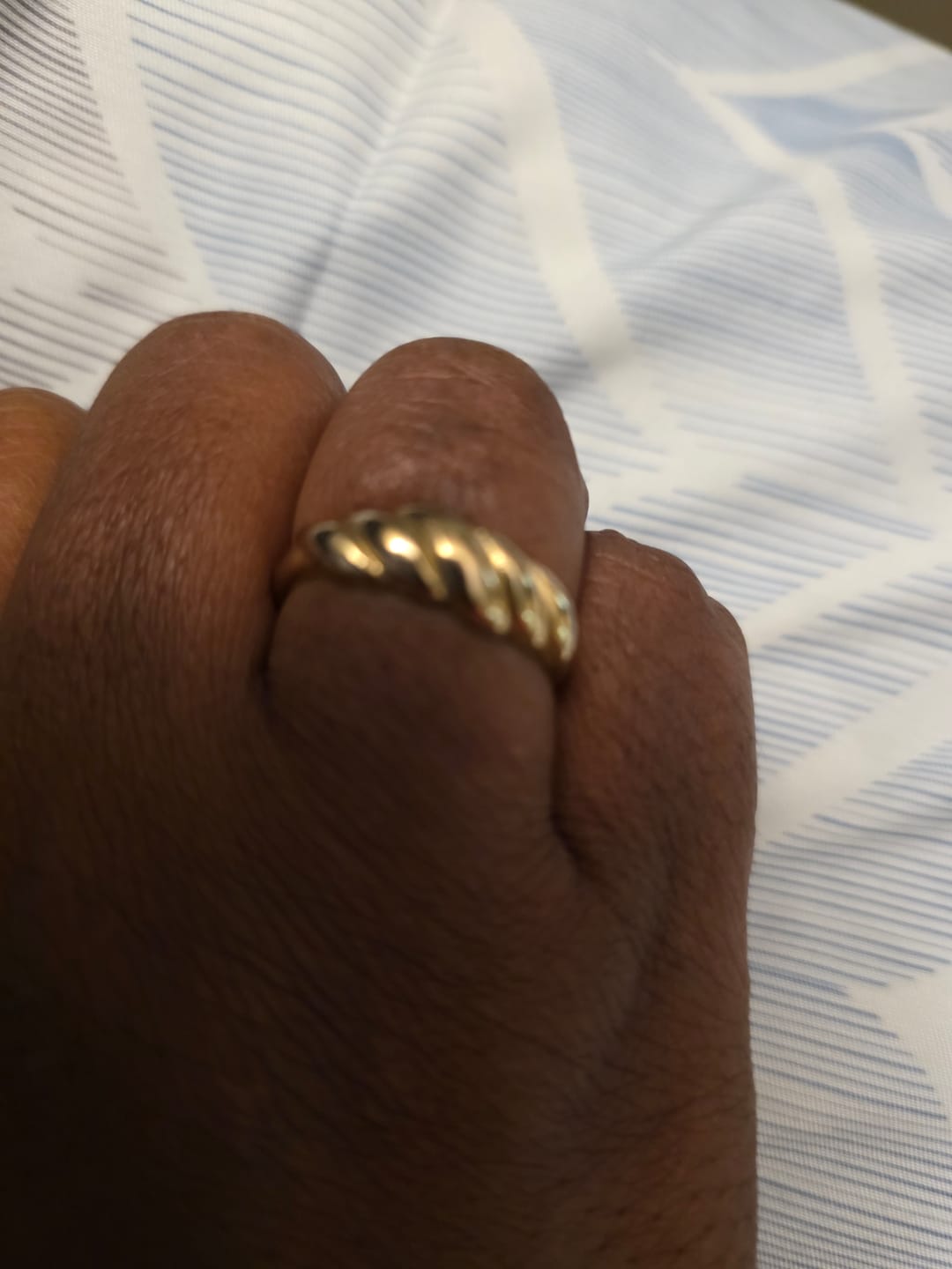 Customer photo review of Twisted Ring