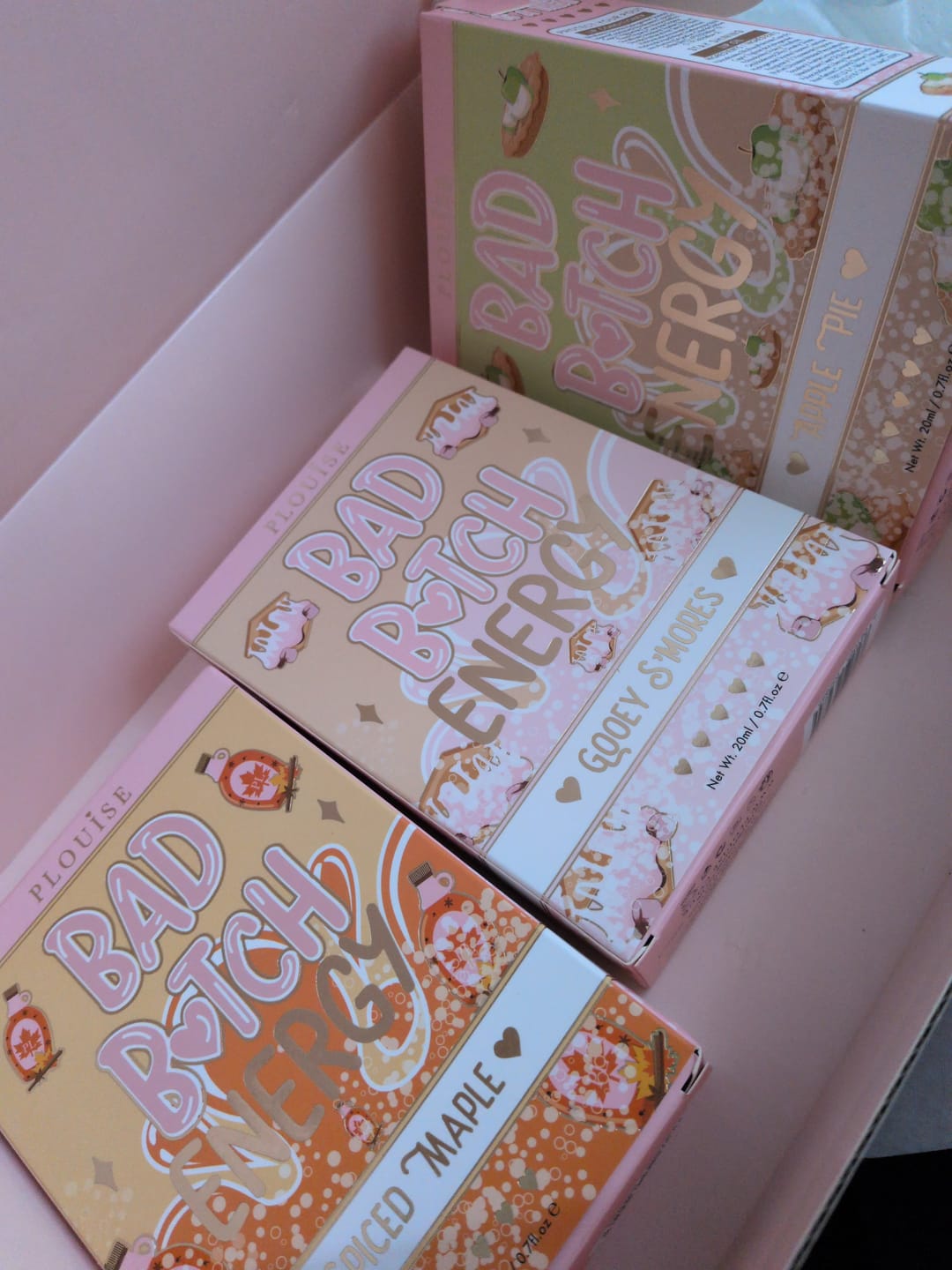 Customer photo review of P.Louise Bad Bitch Energy Lip Trio