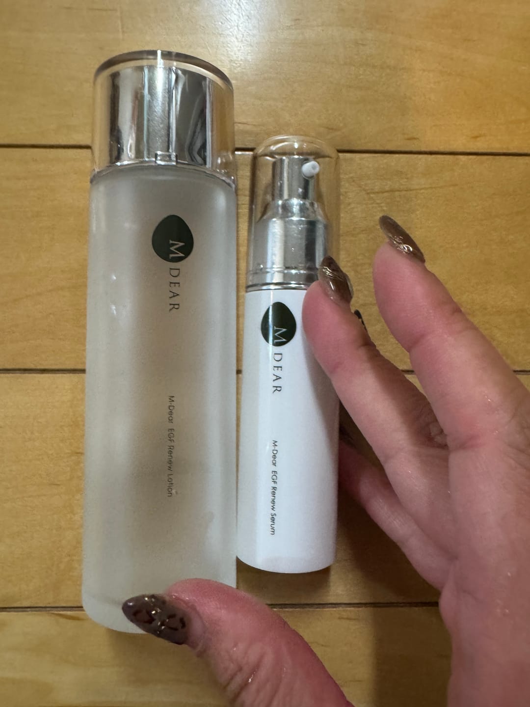 Customer photo review of エムディア｜モイストエイジングケアセット（2点）