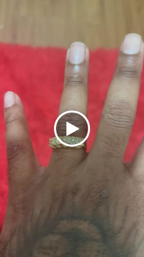 Customer video review of 14 k CZ Men's Ring 🔥 JTJ™
