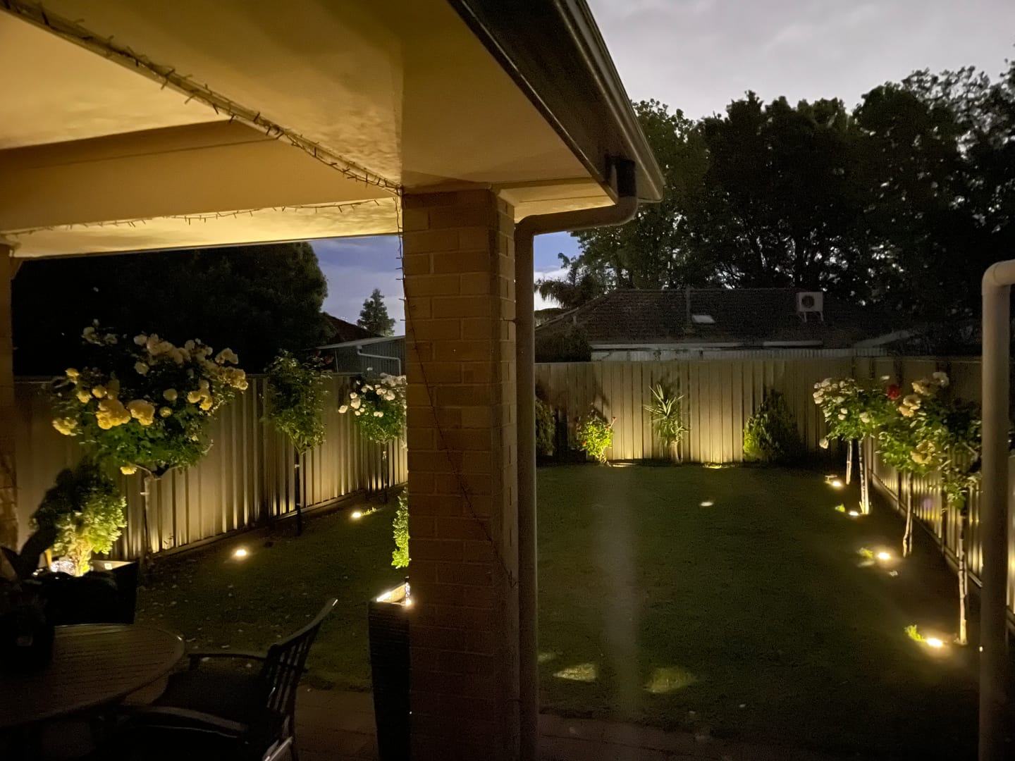 Customer photo review of SolaGarden™ LED Ground Light Pack