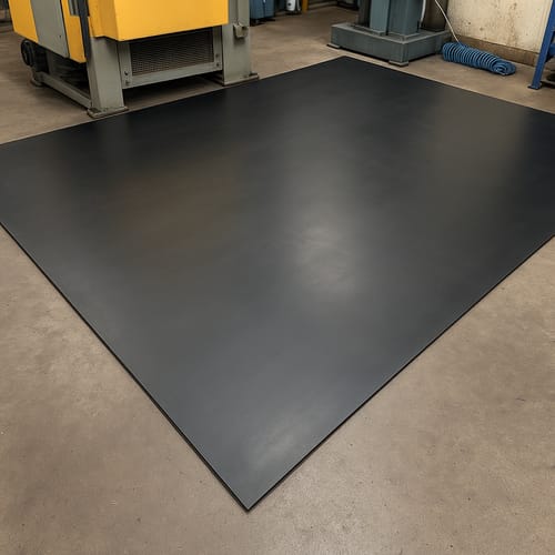 Customer photo review of Industrial Grade Rubber Sheet 1.5mm to 25mm Thick Heavy Duty, Abrasion-Resistant, Custom Cut Lengths 1.4m Wide Rolls, Ideal for Tough Applications