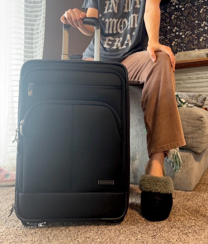 Customer photo review of Flight Essentials Softside Carry-On, Black
