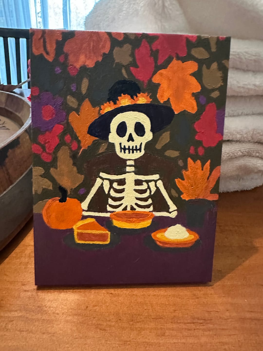 Customer photo review of 6 Mini Paintings - Spooky Autumn Set