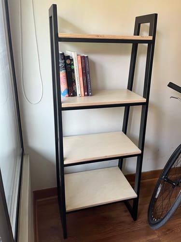 Customer photo review of Librero Escalera MIMA Negro
